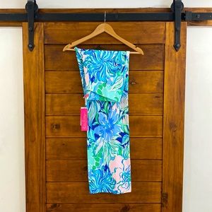 Lilly Pulitzer NWT Georgia May palazzo pants multi party thyme sz L